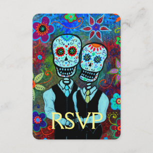 Casamento RSVP Novios de los Muertos