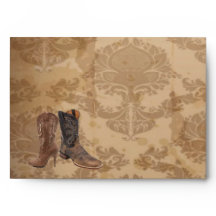 casamento Russo damask Western Cowboy