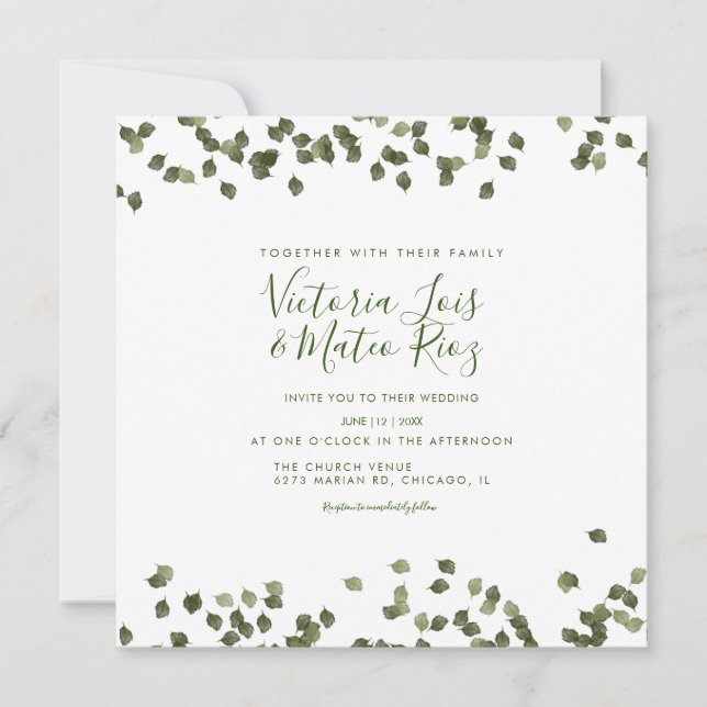 Casamento Russo de outono de Folhas (Frente)