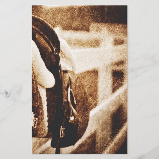 Casamento russo de sela de cavalo ocidental (Frente)