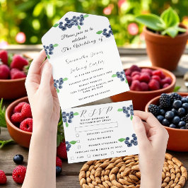 Casamento Russo Elegante Fruta das Berries Blueber