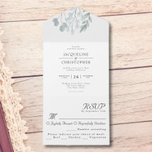 Casamento Russo Eucalyptus Floral Watercolor