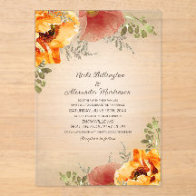 Casamento Russo Laranja-Queimada de Outono