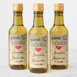 Casamento Russo Obrigado Nomes Personalizados Mini