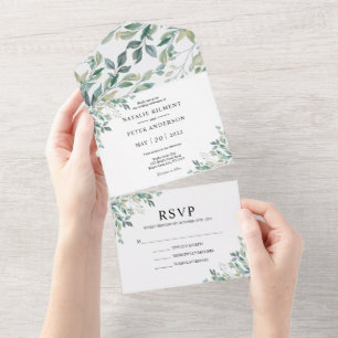 Casamento Russo Verde Elegante Eucalyptus Greenery