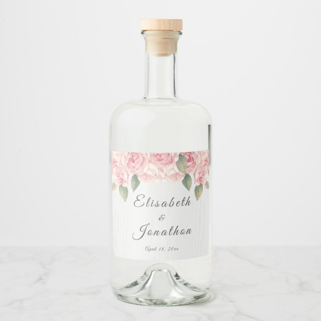 Casamento Rustic Blush Floral White Wood (Frente)