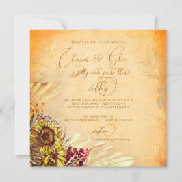 Casamento Rustic Bohemian Sunflower