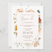 Casamento Rustic Boho Watercolor Floral Garden