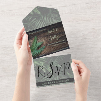 Casamento Rustic Botanical Fern