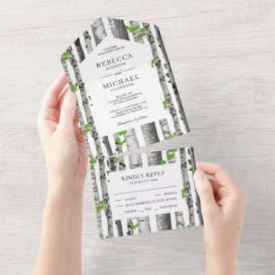 Casamento Rustic Country Birch Trees