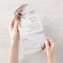 Casamento Rustic Elegante Terracotta Pampas Grass