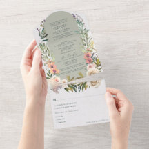 Casamento Rustic Floral Green Sage