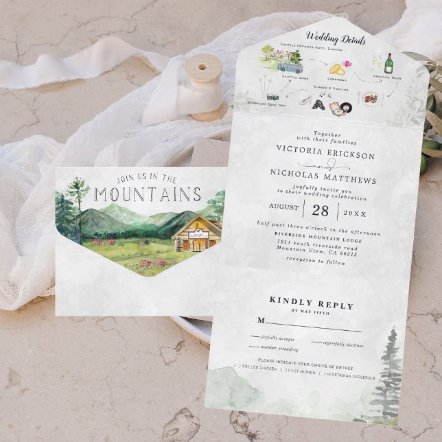 Casamento Rustic Forest Mountain (Criador carregado)