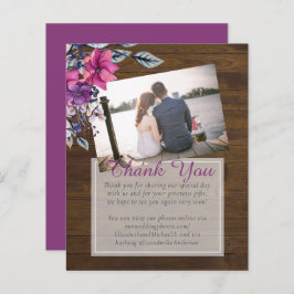 Casamento Rustic Fuchsia Floral Woodland