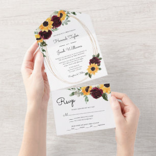 Casamento Rustic Sunflower e Rosas