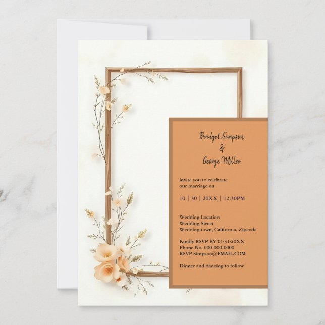 Casamento Rustic Terthy Floral Harmonia (Frente)