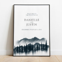 Casamento Rustic Winter Wonderland | Poster de boa