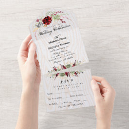 Casamento Rustic Wood Burgundy