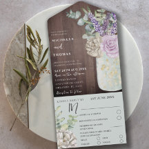 Casamento Rustic Wood & Floral Eucalyptus