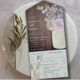Casamento Rustic Wood & Floral Eucalyptus
