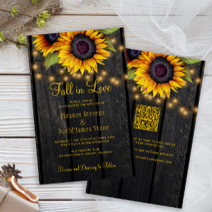Casamento rústico caindo no código QR de amor tudo