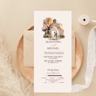 Casamento Rústico com Aquarela no Celeiro