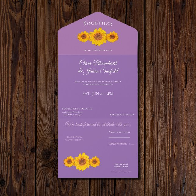 casamento rústico com girassóis (Criador carregado)