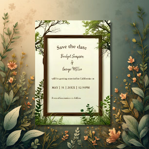 casamento Rústico de Árvore Rústica, seguro a data