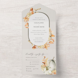 Casamento Rústico De Pumpkin Leafy Arch Floral