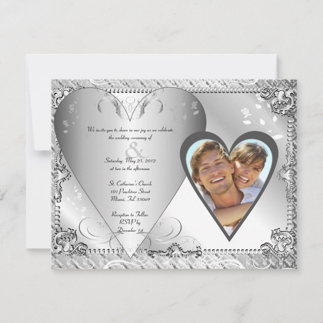 Casamento Salvar a Data Convite (Frente)