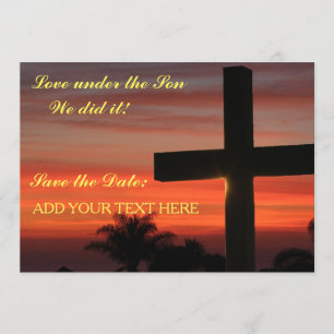 Casamento Salve A Data Anúncio Christian