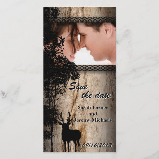 Casamento Salve a Data Cartão com fotos País Russo