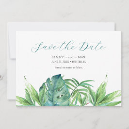 Casamento Salve A Data Convites Saem Tropicais