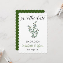 Casamento Salve a Data - Eucalyptus