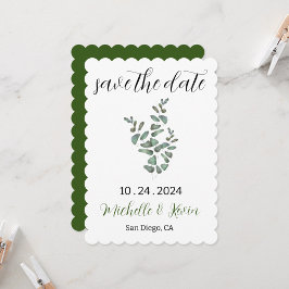Casamento Salve a Data - Eucalyptus