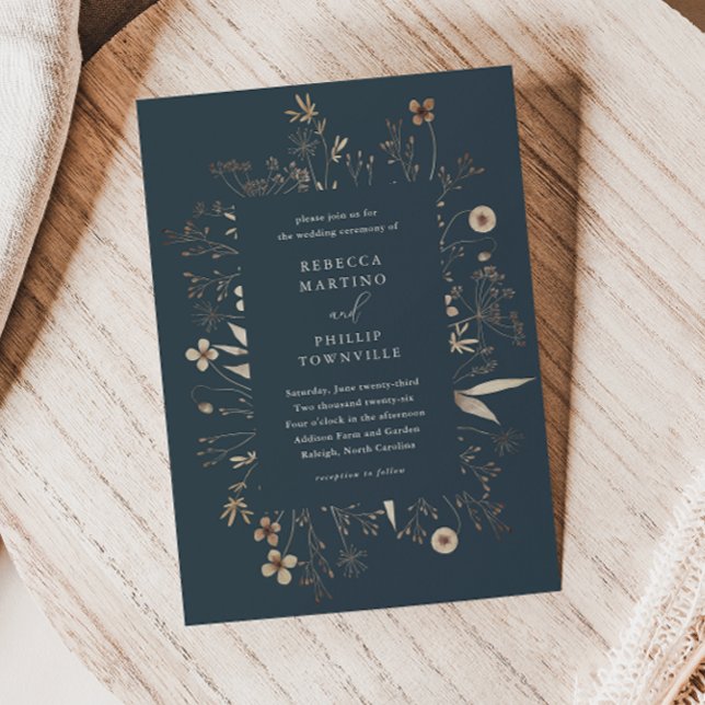 Casamento Selvagem Boho com Flores Silvestres dent (Criador carregado)