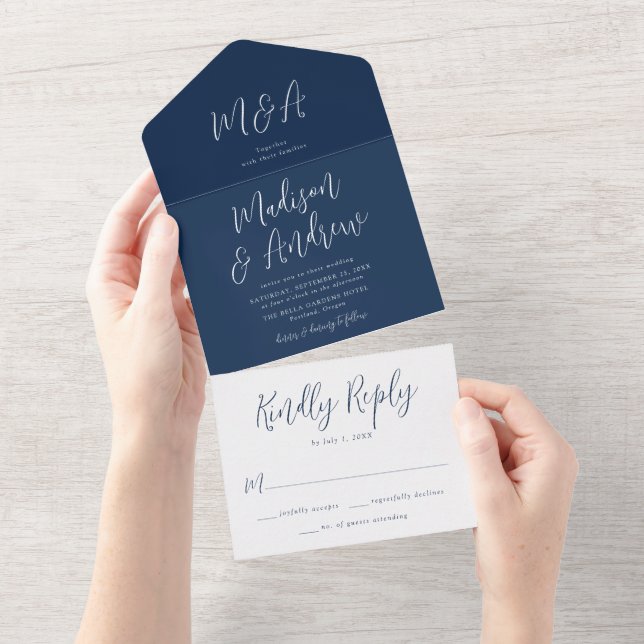 Casamento Simples com Letra Naval (Aba destacável)