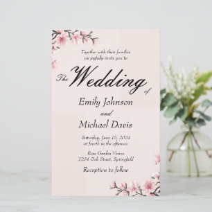 casamento simples de cereja japonesa florida