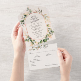 Casamento Simples de Eucalyptus & Peach