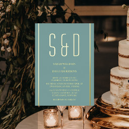 Casamento Simples de Script Moderno Chic