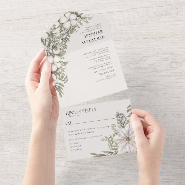 Casamento Simples de Verdinho Ivory Green Moss (Tearaway)