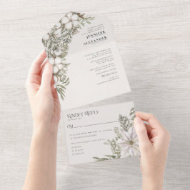 Casamento Simples de Verdinho Ivory Green Moss