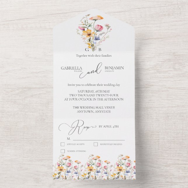 Casamento Simples de Vidraça Selvagem (Inside)