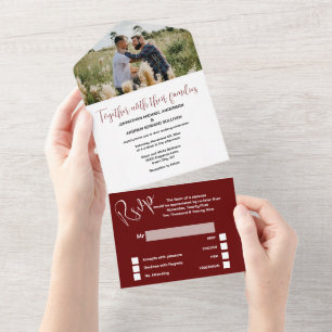 Casamento simples e elegante do Sr. & Sr. Maroon