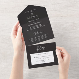 casamento simples e simples, preto e branco