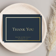 Casamento Simples Elegante Minimalista Obrigado