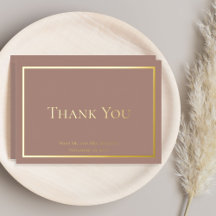 Casamento Simples Elegante Minimalista Obrigado