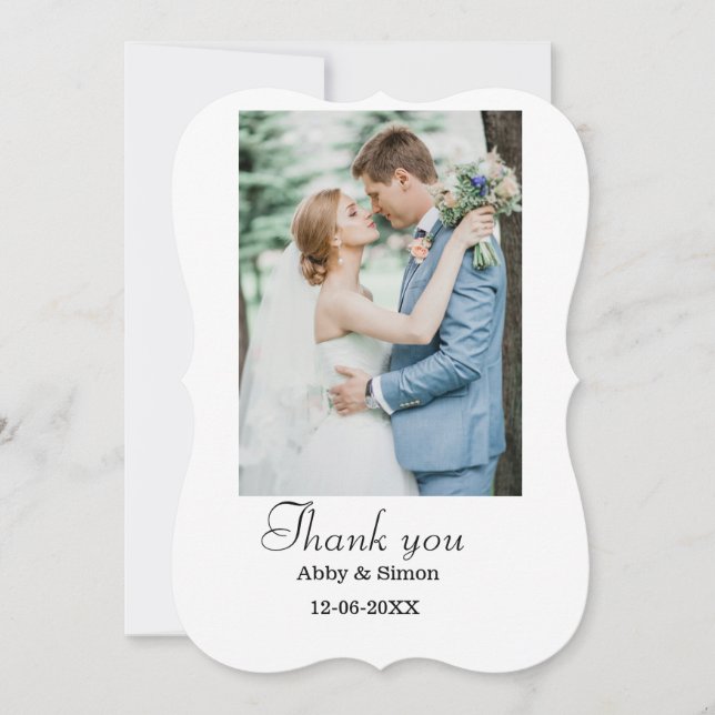 Casamento simples minimalista moderno e elegante (Frente)