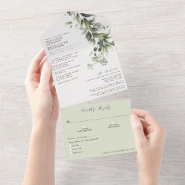 Casamento Simples Monocromático de Eucalyptus