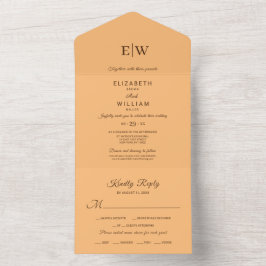 Casamento Simples por Monograma Elegante